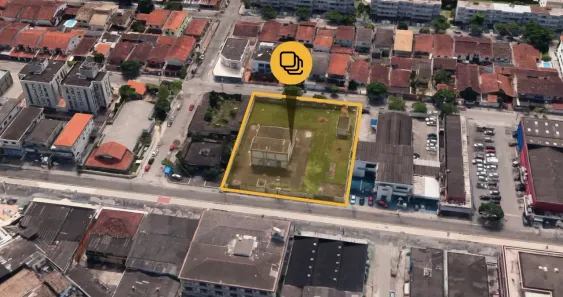 Lote/Terreno à venda, 478m² no Vila Ligya, Guarujá