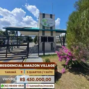Casa de Condomínio com 3 Quartos à venda, 70m² no Tarumã, Manaus