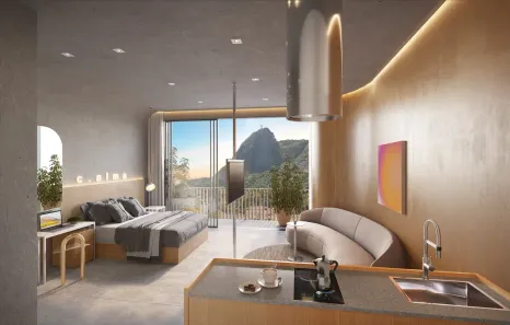 Apartamento com 1 Quarto à venda, 33m² no Humaitá, Rio de Janeiro