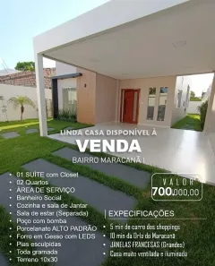 Casa com 3 Quartos à venda, 300m² no Maracanã I, Santarém