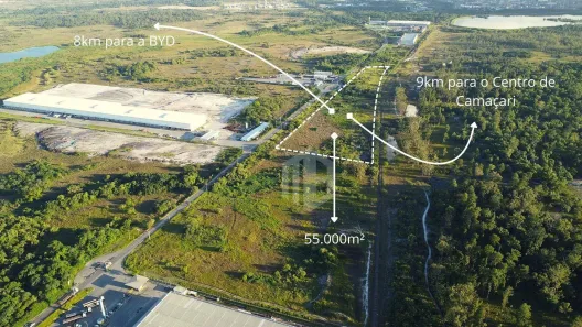 Lote/Terreno para venda ou aluguel, 55000m² no Pólo Industrial de Camaçari, Camaçari
