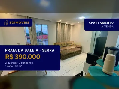 Apartamento com 2 Quartos à venda, 63m² no Praia da Baleia, Serra