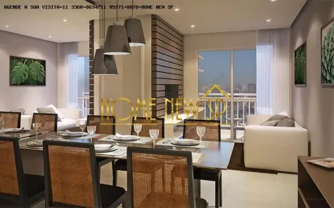 Apartamento com 2 Quartos à venda, 53m² no Quarta Parada, São Paulo