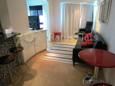 Flat com 1 Quarto para alugar, 35m² no Jardim Paulistano, São Paulo