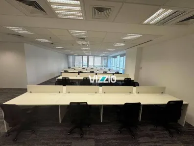 Sala Comercial para alugar, 261m² no Cidade Monções, São Paulo