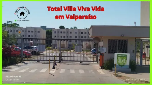 Apartamento com 2 Quartos para alugar, 44m² no Fazenda Santa Maria, Valparaíso de Goiás