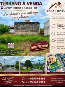 Lote/Terreno à venda, 300m² no Jardim Itatiaia, Itatiaia