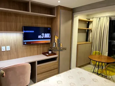 Flat com 1 Quarto para alugar, 30m² no Santo Amaro, São Paulo
