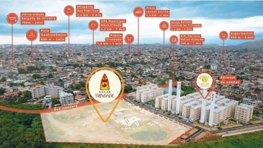 Apartamento com 2 Quartos à venda, 42m² no Trindade, São Gonçalo