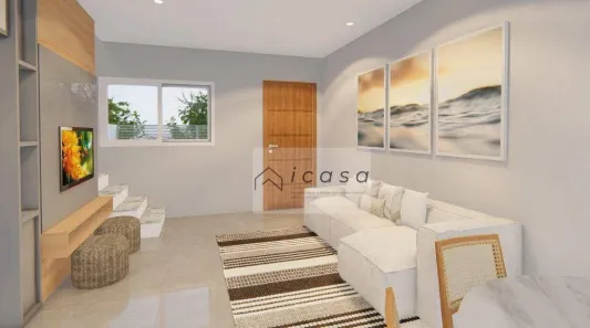Casa de Condomínio com 2 Quartos à venda, 80m² no Estância Balneária Hawai, Caraguatatuba