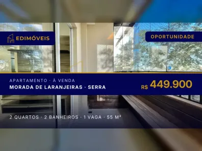 Apartamento com 2 Quartos à venda, 55m² no Morada de Laranjeiras, Serra