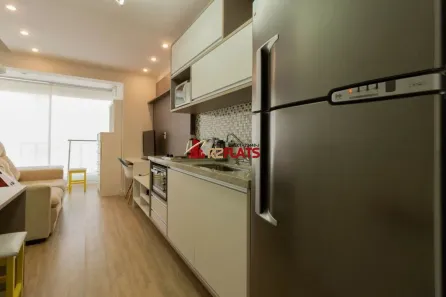 Flat com 1 Quarto para alugar, 35m² no Brooklin Paulista, São Paulo
