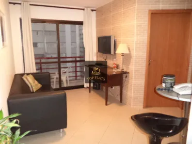 Flat com 1 Quarto para alugar, 35m² no Moema, São Paulo