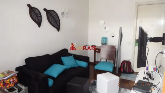 Flat com 1 Quarto para alugar, 52m² no Moema, São Paulo