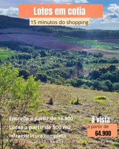 Lote/Terreno à venda, 500m² no Jardim Santa Izabel, Cotia