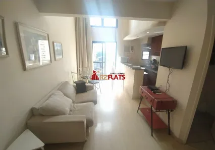 Flat com 1 Quarto para alugar, 50m² no Moema, São Paulo