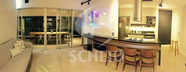 Apartamento com 1 Quarto para alugar, 88m² no Brooklin Paulista, São Paulo
