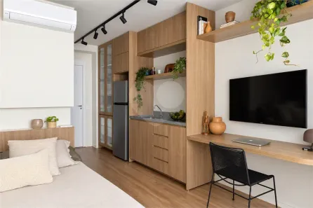 Apartamento com 1 Quarto para alugar, 24m² no Vila Cordeiro, São Paulo