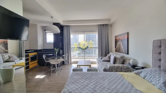 Flat com 1 Quarto para alugar, 38m² no Brooklin Paulista, São Paulo