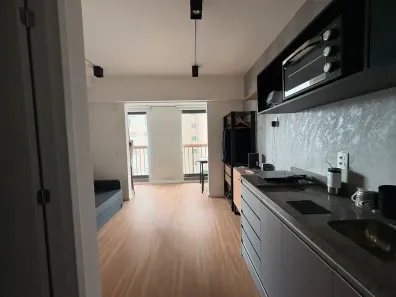 Apartamento com 1 Quarto para alugar, 25m² no Brooklin Paulista, São Paulo