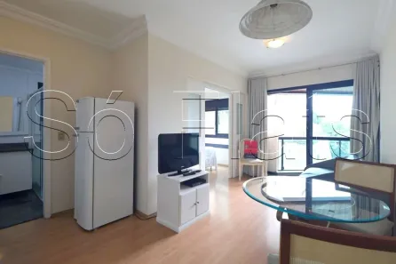 Flat com 1 Quarto para alugar, 35m² no Jardim Paulistano, São Paulo