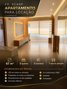 Apartamento com 2 Quartos para alugar, 67m² no Renascença, São Luís