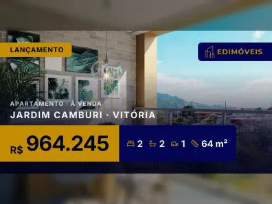 Apartamento com 2 Quartos à venda, 64m² no Jardim Camburi, Vitória