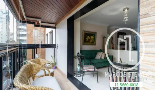 Apartamento com 3 Quartos à venda, 129m² no Brooklin Paulista, São Paulo