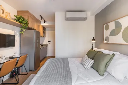 Apartamento com 1 Quarto para alugar, 24m² no Água Branca, São Paulo