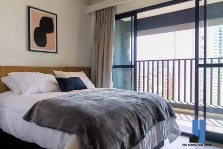 Apartamento com 1 Quarto à venda, 25m² no Brooklin Paulista, São Paulo