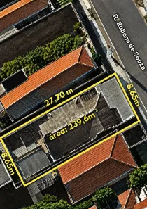 Lote/Terreno com 1 Quarto à venda, 240m² no Vila Mangalot, São Paulo