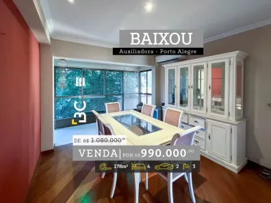 Apartamento com 4 Quartos à venda, 178m² no Auxiliadora, Porto Alegre