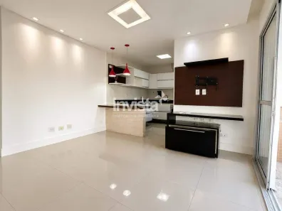 Apartamento com 1 Quarto para alugar, 47m² no Gonzaga, Santos