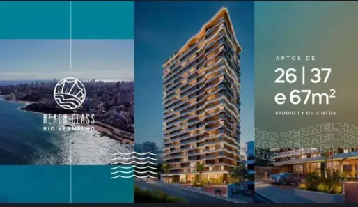 Apartamento com 1 Quarto à venda, 26m² no Rio Vermelho, Salvador