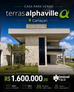 Casa de Condomínio com 4 Quartos à venda, 322m² no Jardim Limoeiro, Camaçari
