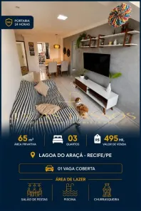 Apartamento com 3 Quartos à venda, 65m² no Imbiribeira, Recife