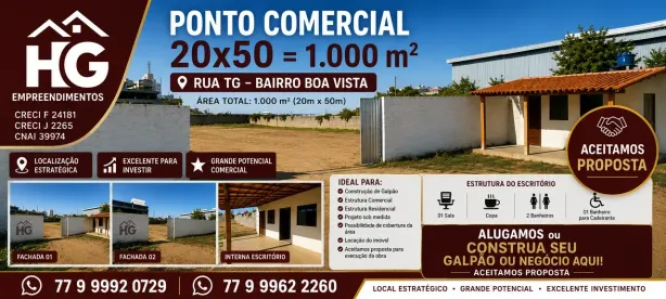 Galpão/Depósito/Armazém com 1 Quarto para alugar, 1000m² no Boa Vista, Vitória da Conquista