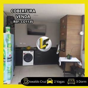 Cobertura com 3 Quartos à venda, 146m² no Olímpico, São Caetano do Sul