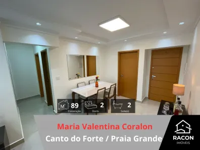 Apartamento com 2 Quartos à venda, 89m² no Canto do Forte, Praia Grande