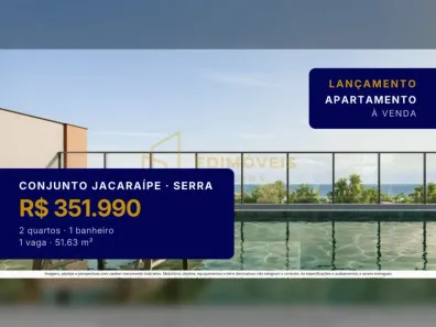 Apartamento com 2 Quartos à venda, 51m² no Conjunto Jacaraípe, Serra