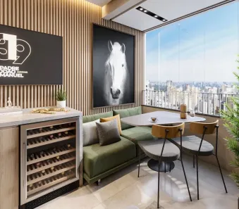 Apartamento com 1 Quarto à venda, 24m² no Cerqueira César, São Paulo