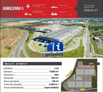Galpão/Depósito/Armazém para alugar, 14280m² no Distrito Industrial Santo Estevão, Cabo de Santo Agostinho