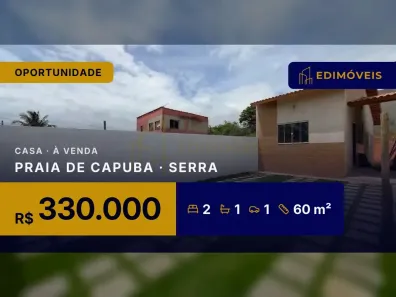 Casa com 2 Quartos à venda, 60m² no Praia de Capuba, Serra
