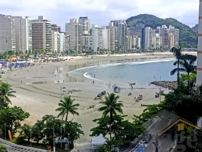 Apartamento com 3 Quartos para alugar, 117m² no Jardim Astúrias, Guarujá