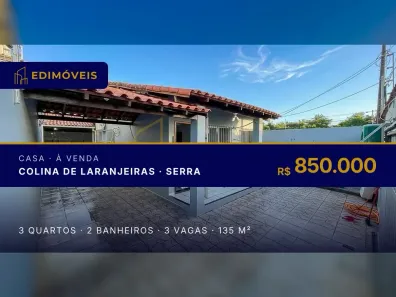 Casa com 3 Quartos à venda, 135m² no Colina de Laranjeiras, Serra