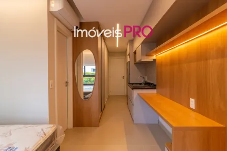 Apartamento com 1 Quarto para alugar, 25m² no Campo Belo, São Paulo