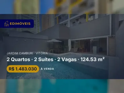 Apartamento com 2 Quartos à venda, 124m² no Jardim Camburi, Vitória