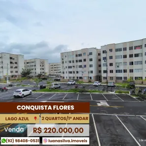 Apartamento com 2 Quartos à venda, 40m² no Lago Azul, Manaus