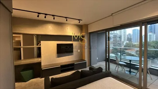 Apartamento com 1 Quarto para alugar, 41m² no Brooklin Paulista, São Paulo