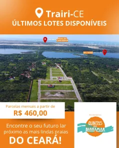 Lote/Terreno à venda, 200m² no criancó, Trairi